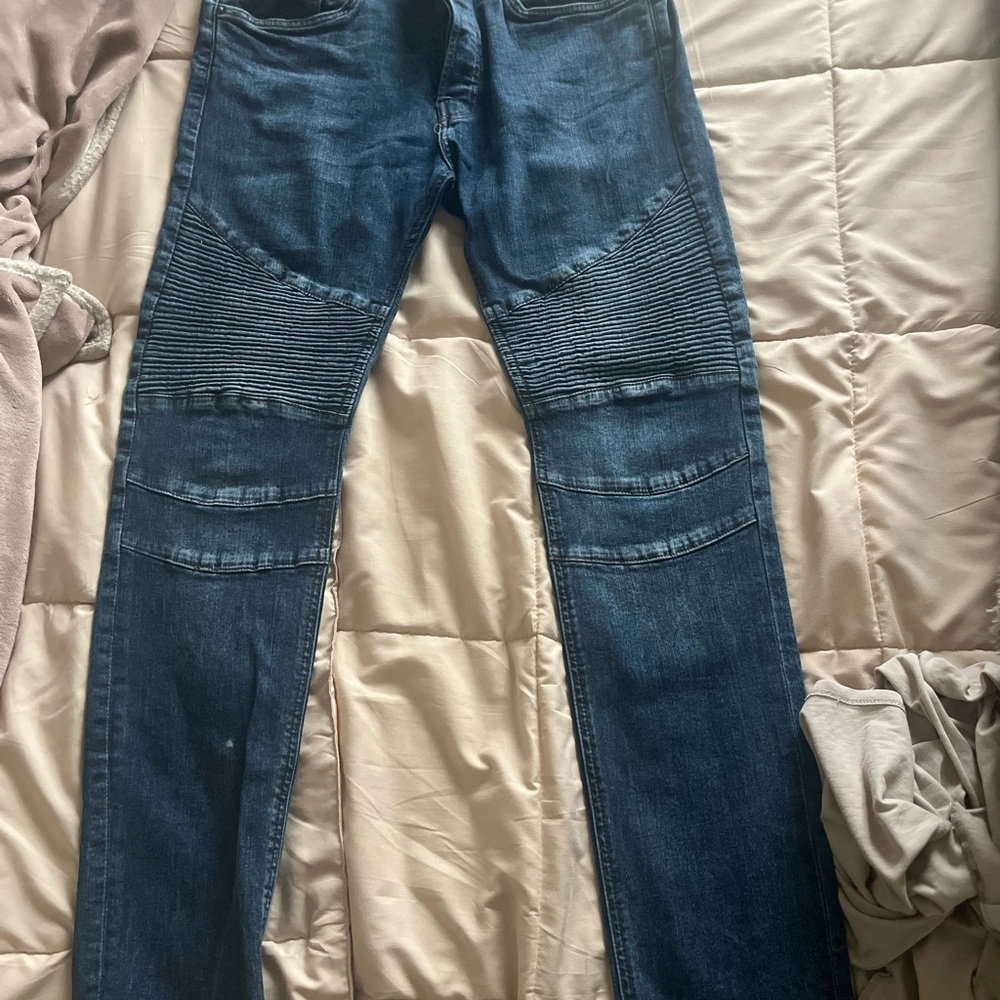 H&M Men's Dark Blue Skinny Jeans